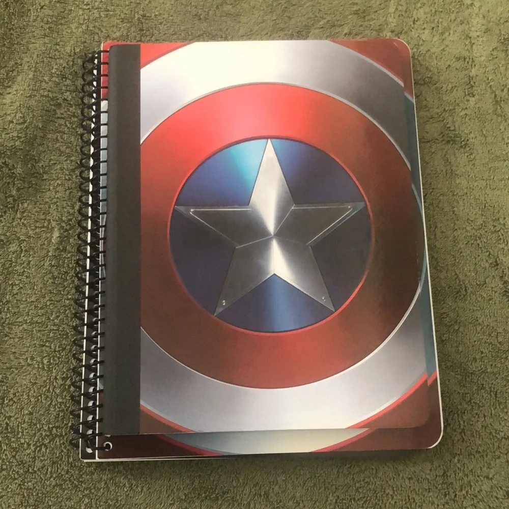 Captain America Set Of 3 notebook/Journal